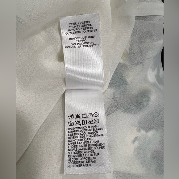 Lucky Brand Natalie Floral Slip Midi Dress in teal, green, white, size M - Picture 11 of 12